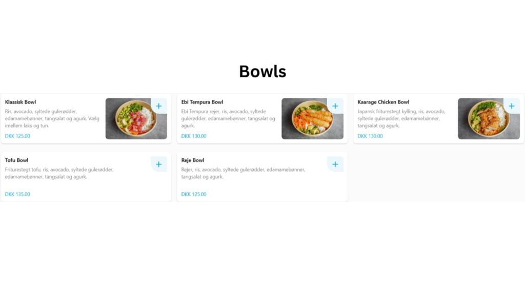 Umami Sushi Denmark Bowls Price