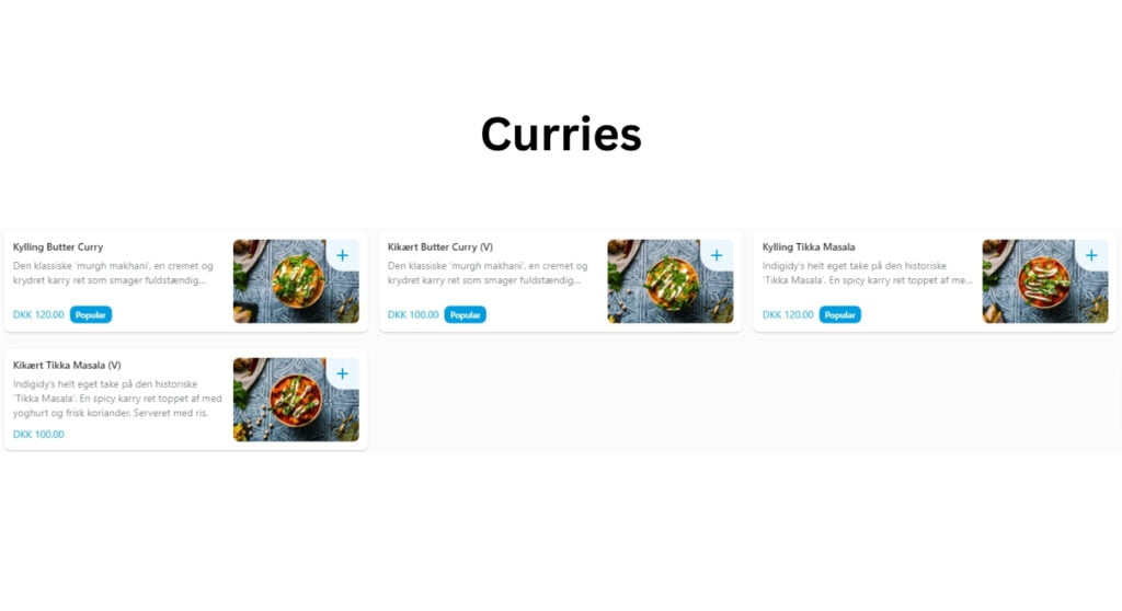 Curries Price